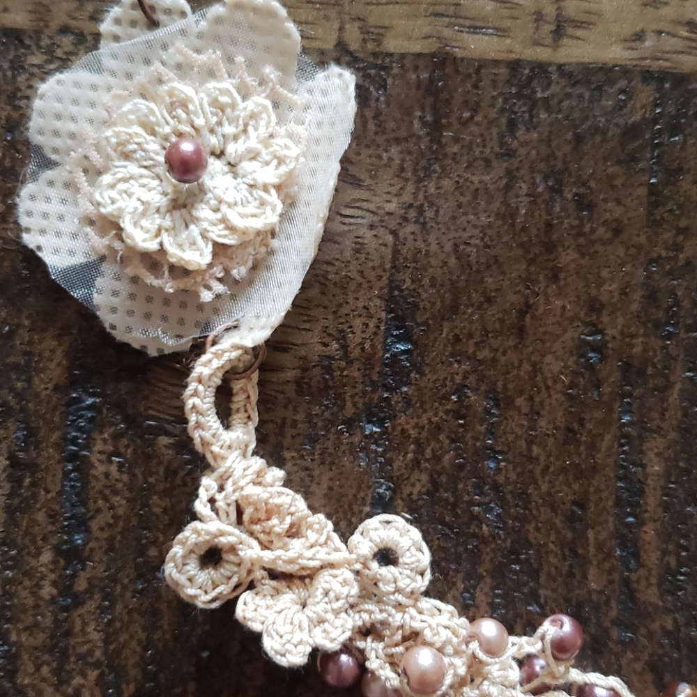 Handmade unique necklace 20 inch - Picture 4 of 6